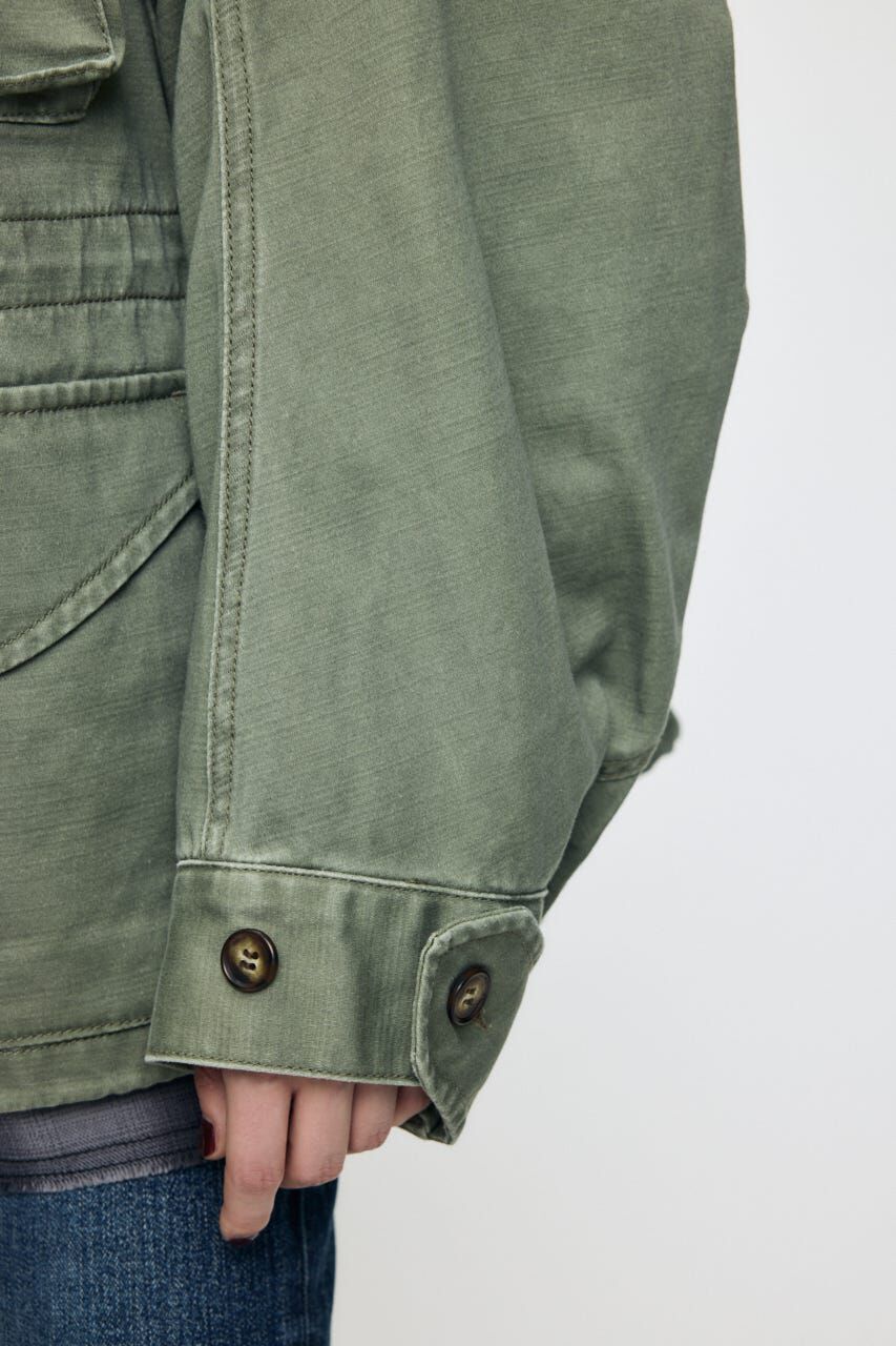 MOUSSY「BACKSATIN BDU ジャケット」|ブルゾン・スタジャン|