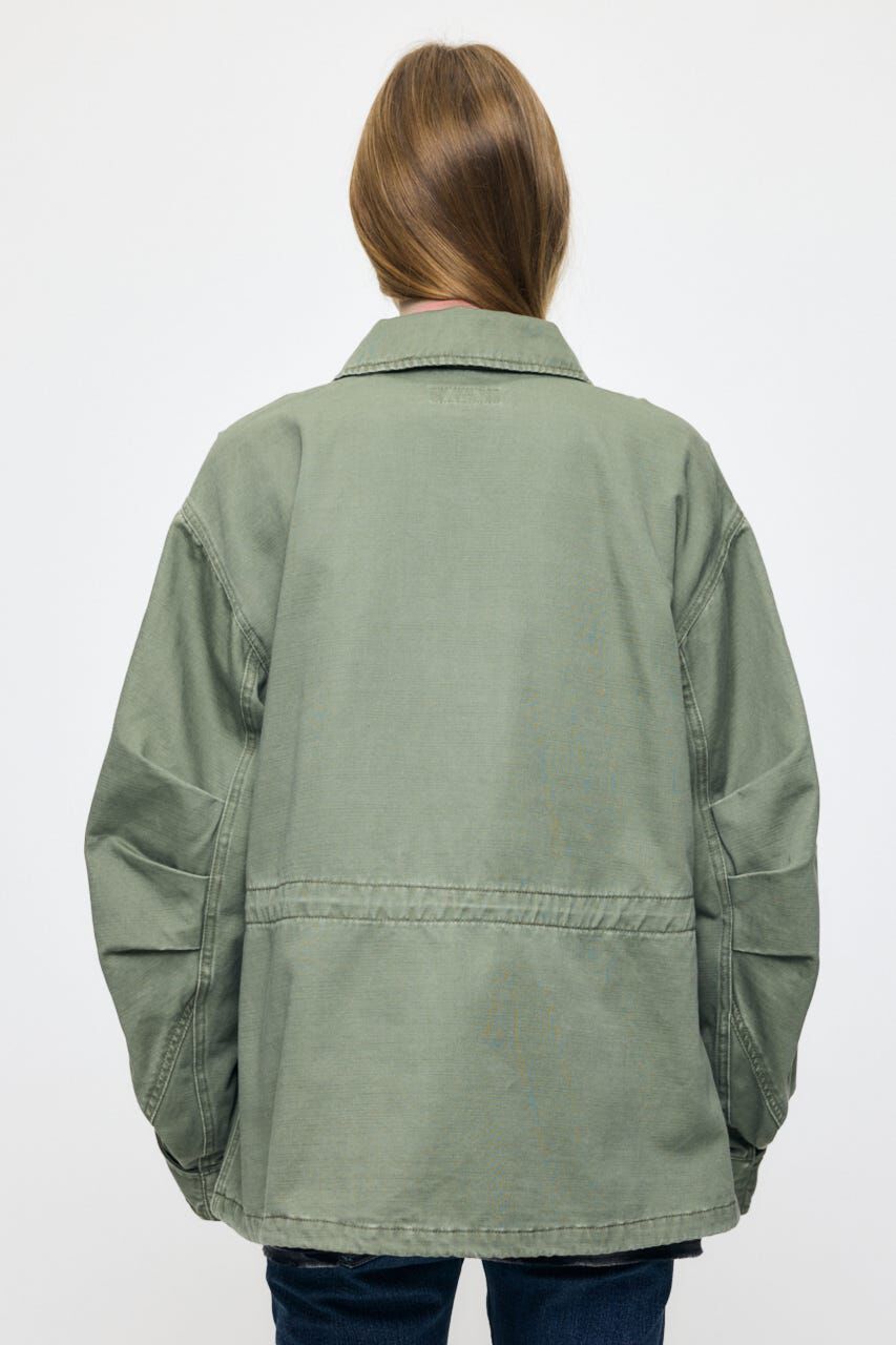 MOUSSY「BACKSATIN BDU ジャケット」|ブルゾン・スタジャン|