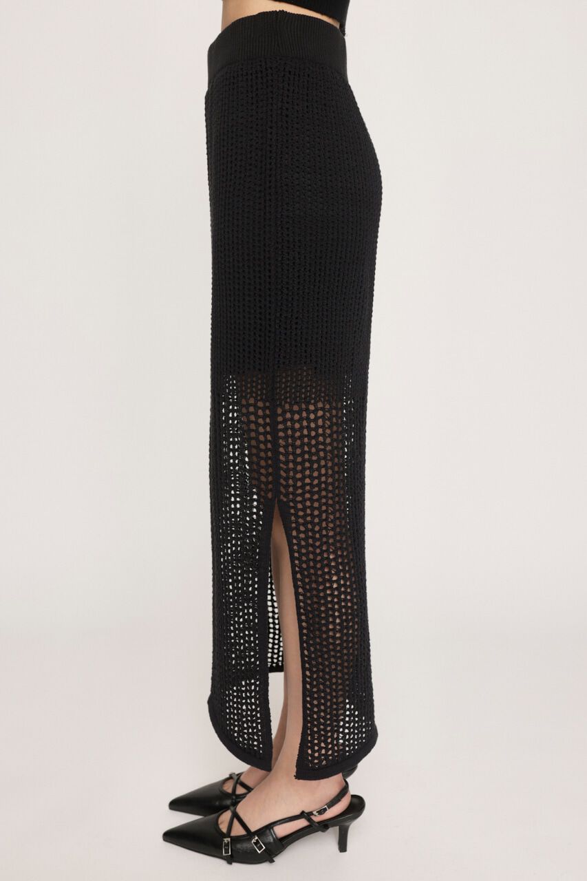 SLY「CROCHET I LINE ロングスカート」|スカート|
