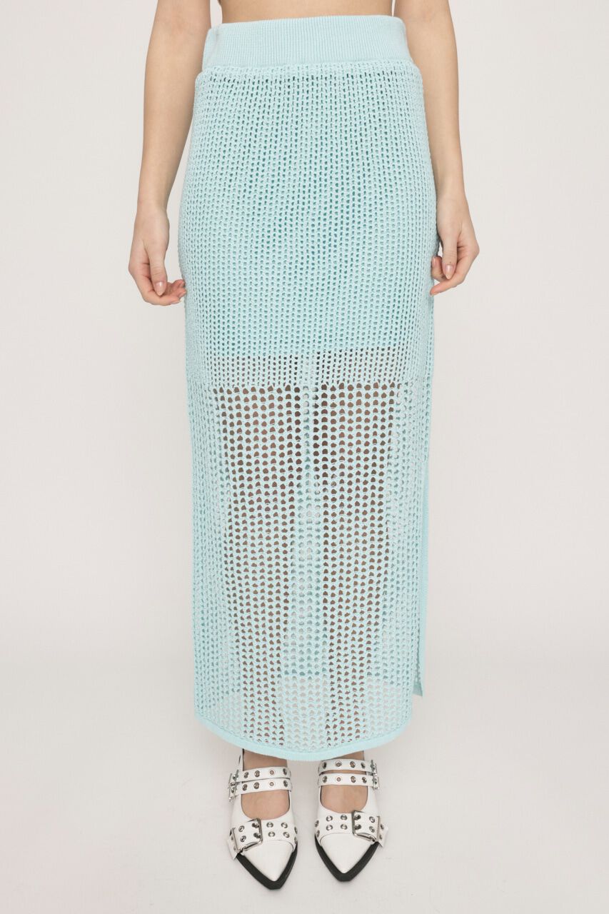 SLY「CROCHET I LINE ロングスカート」|スカート|