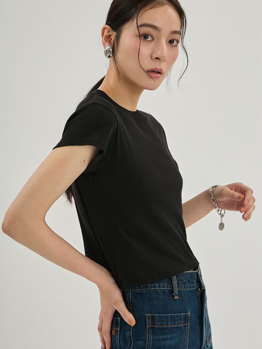 Mila Owen「強撚シアーフライスちびTシャツ」|Tシャツ・カットソー|