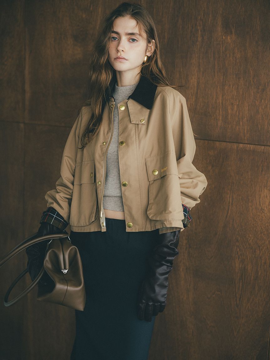 Mila Owen「【Barbour】別注 SPEY（スぺイ）ショートジャケット」|ブルゾン・スタジャン|