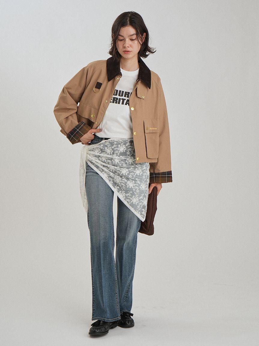 Mila Owen「【Barbour】別注 SPEY（スぺイ）ショートジャケット」|ブルゾン・スタジャン|