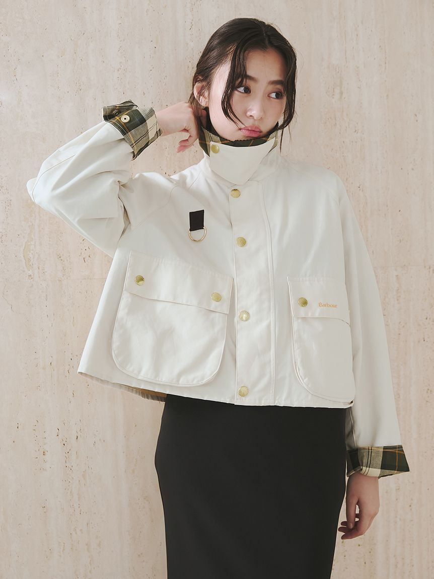 Mila Owen「【Barbour】別注 SPEY（スぺイ）ショートジャケット」|ブルゾン・スタジャン|