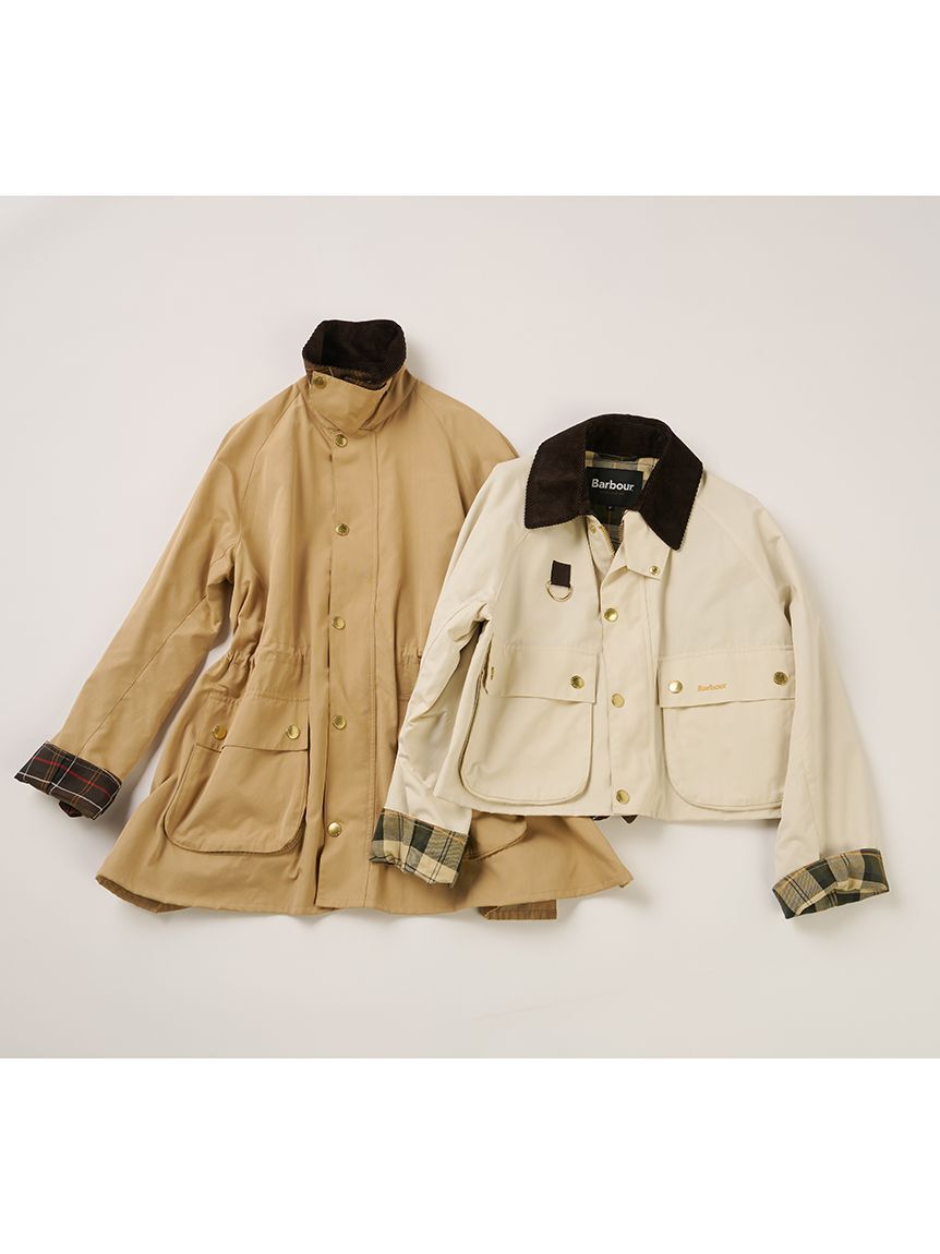 Mila Owen「【Barbour】別注 SPEY（スぺイ）ショートジャケット」|ブルゾン・スタジャン|