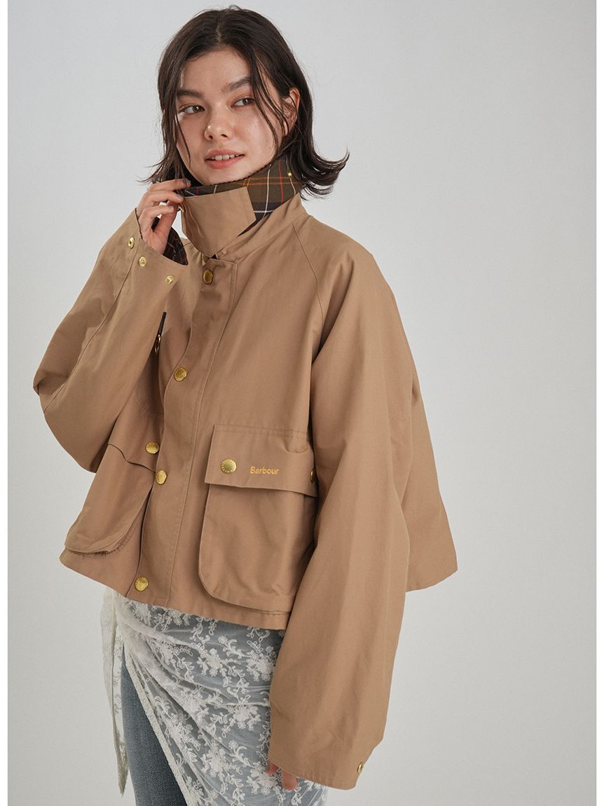Mila Owen「【Barbour】別注 SPEY（スぺイ）ショートジャケット」|ブルゾン・スタジャン|