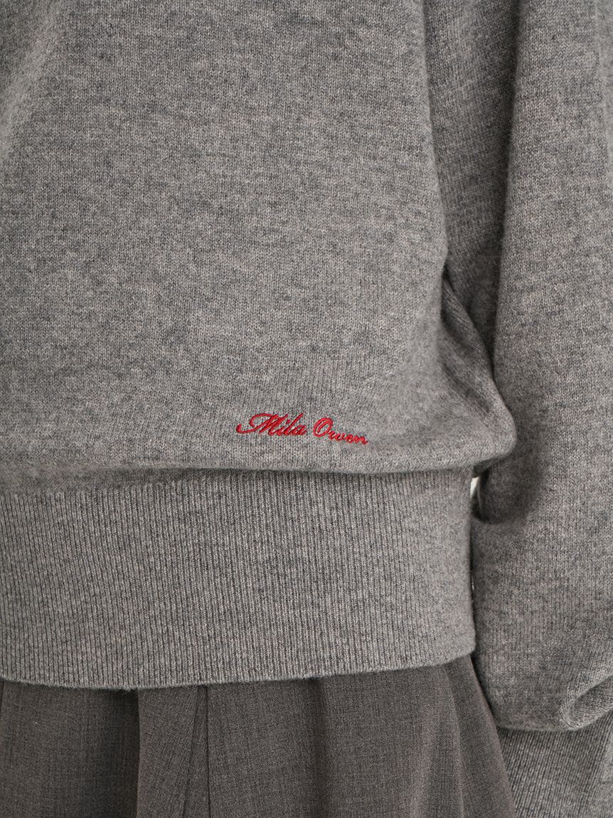 Mila Owen「wool100％クルーネックベーシックニットトップス」|ニット・セーター|