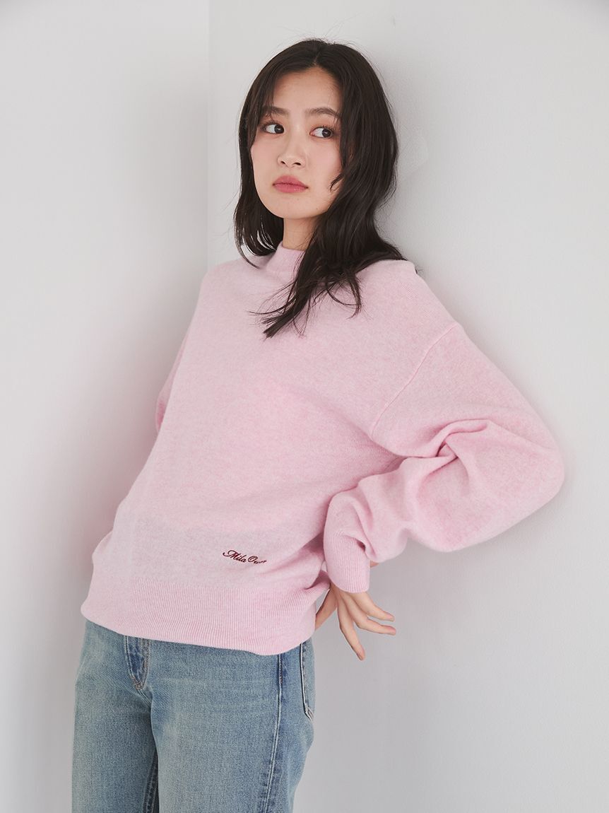 Mila Owen「wool100％クルーネックベーシックニットトップス」|ニット・セーター|