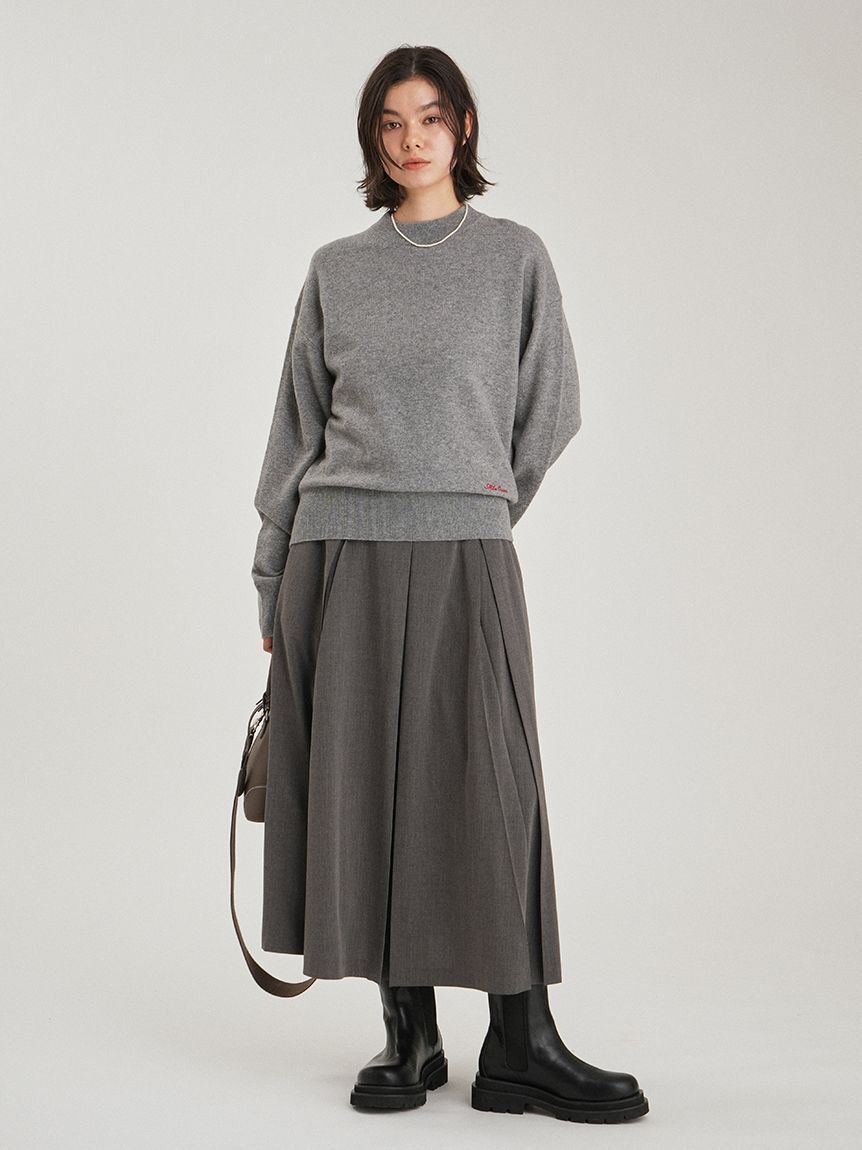 Mila Owen「wool100％クルーネックベーシックニットトップス」|ニット・セーター|