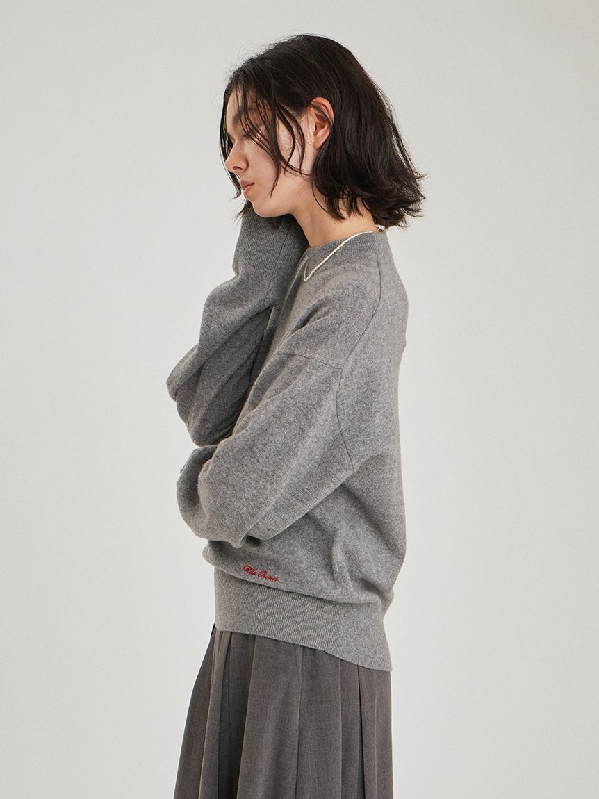 Mila Owen「wool100％クルーネックベーシックニットトップス」|ニット・セーター|