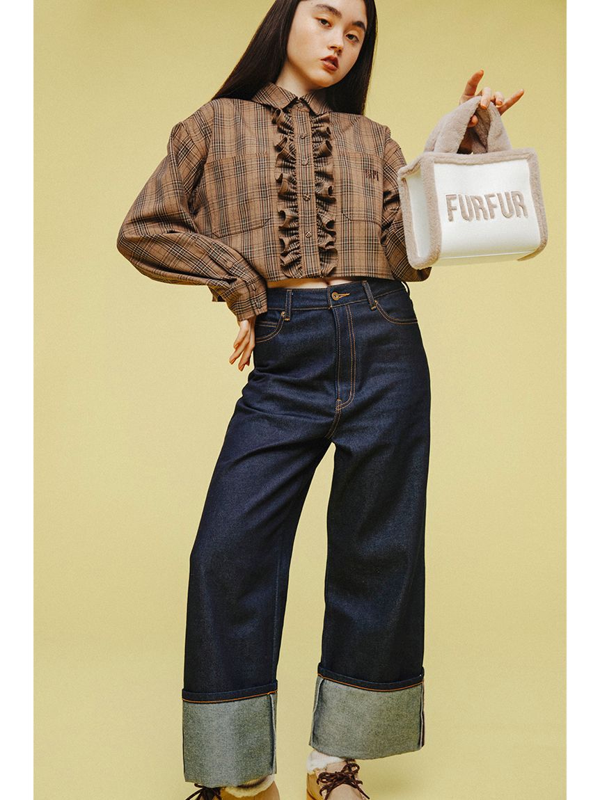 FURFUR「【WEB・一部店舗限定カラー】ムートンロゴトートバッグ」|トートバッグ|