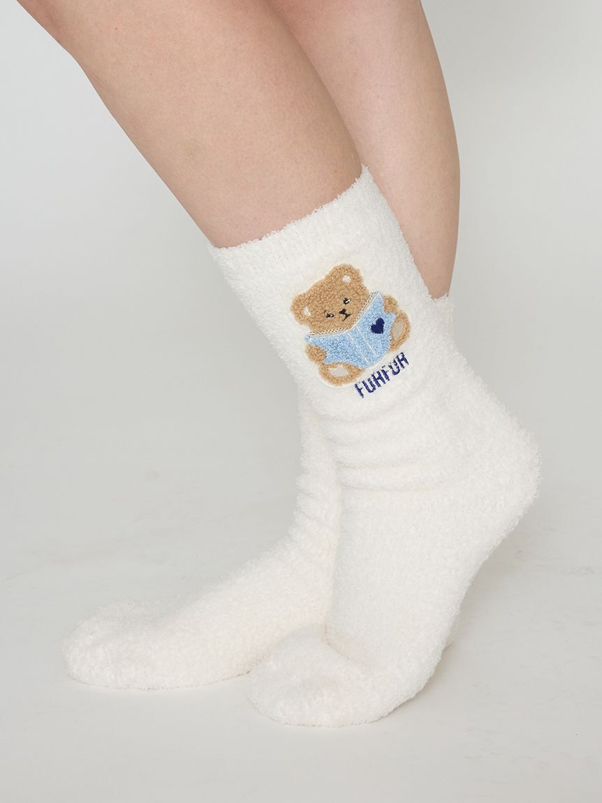 FURFUR「【FURFUR&times;gelato pique】パウダーベアモチーフルームソックス」|その他|
