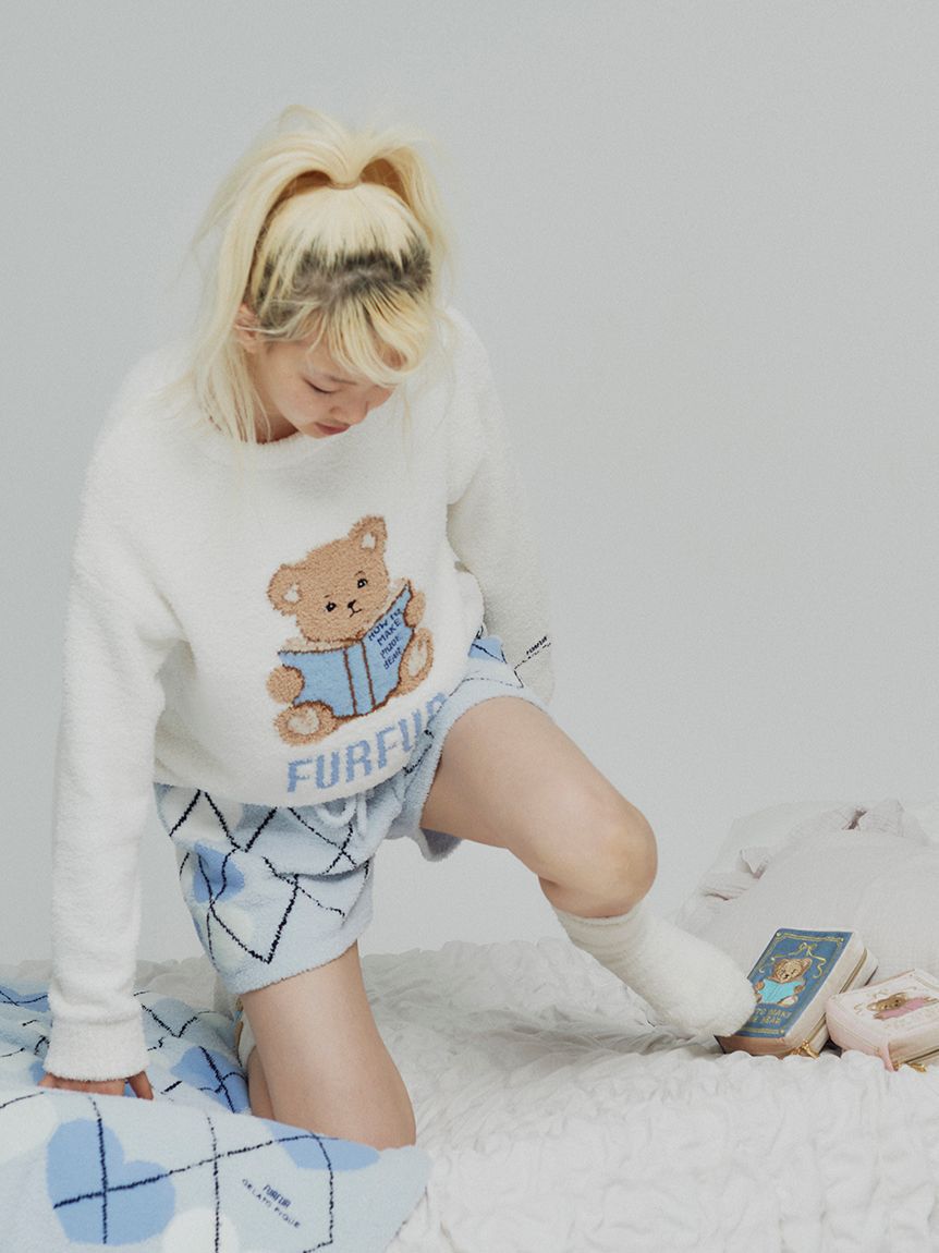 FURFUR「【FURFUR&times;gelato pique】パウダーベアモチーフルームソックス」|その他|