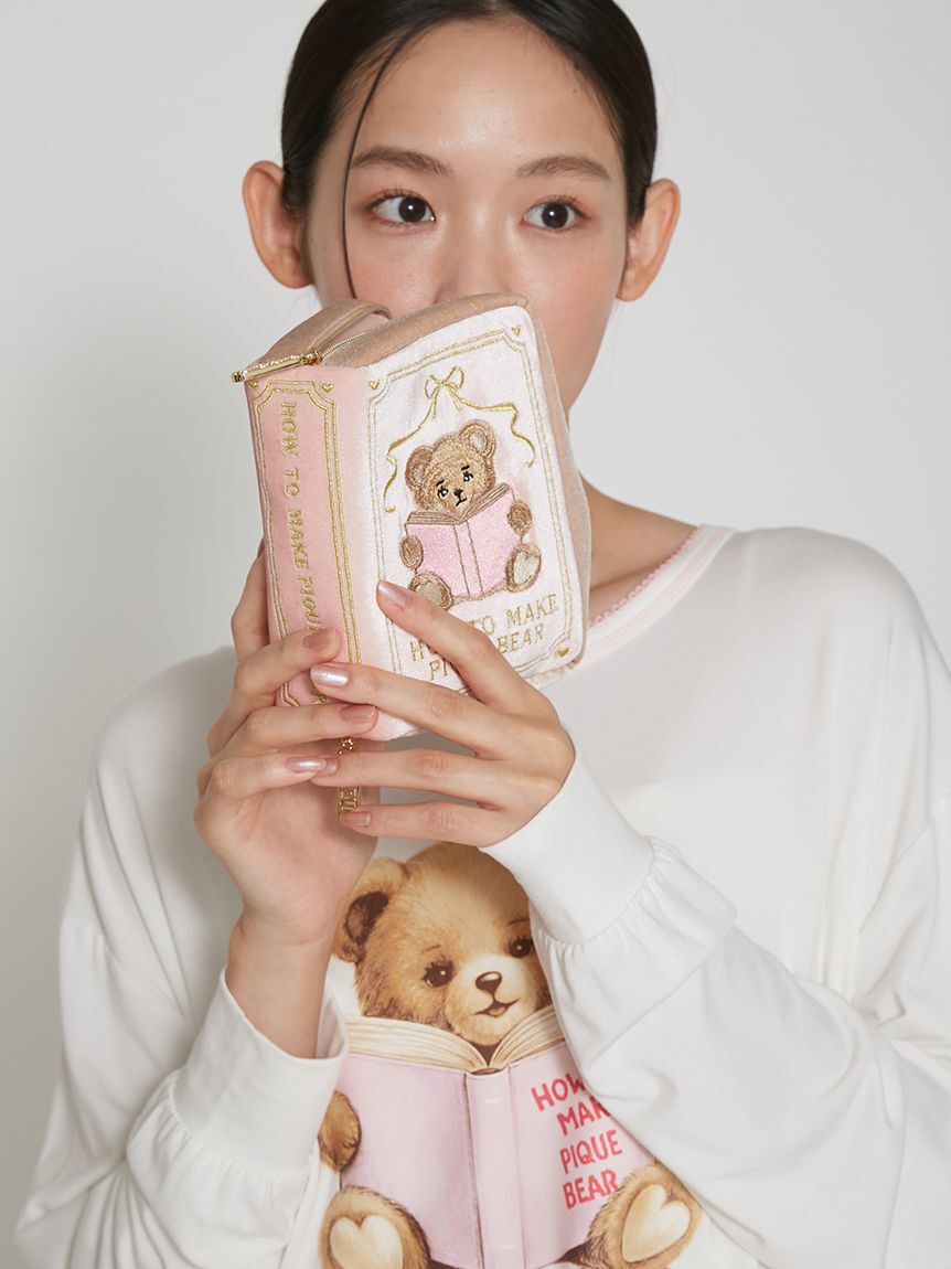 FURFUR「【FURFUR&times;gelato pique】ベアモチーフBOOKポーチ」|ポーチ|