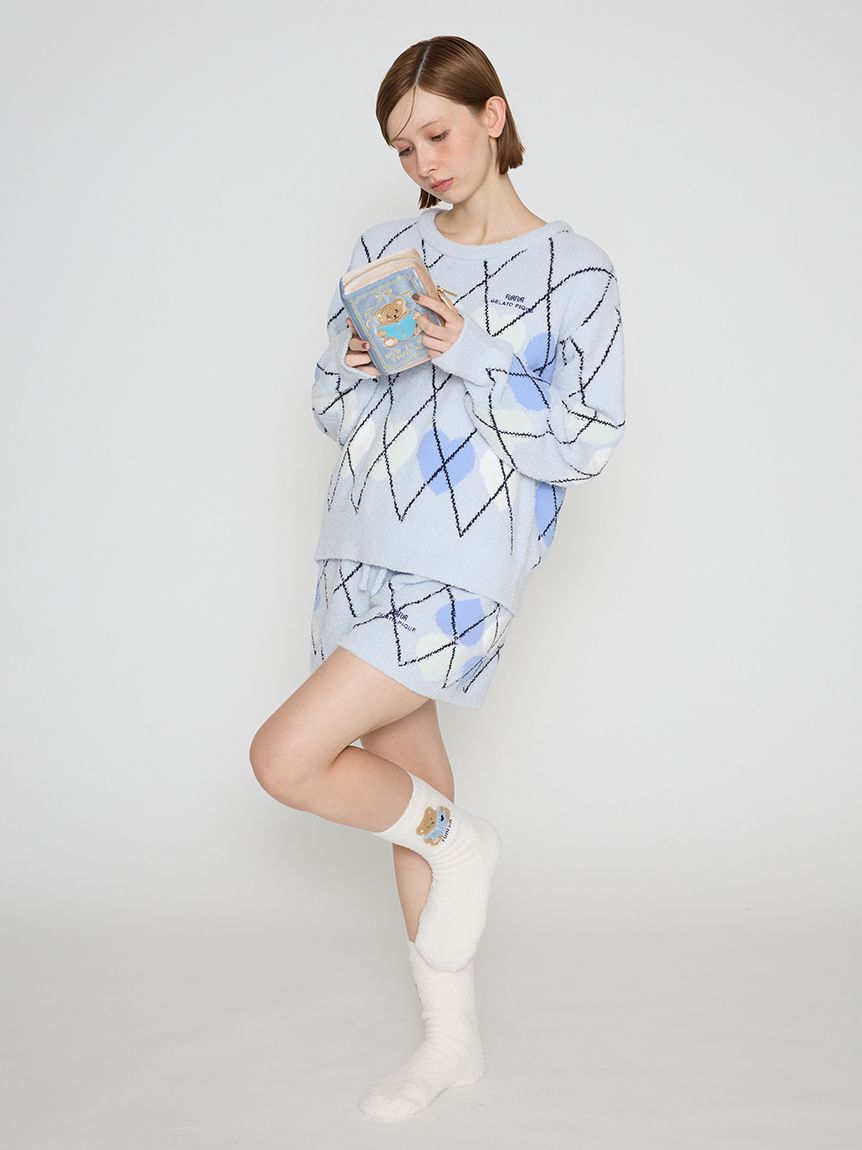FURFUR「【FURFUR&times;gelato pique】ベアモチーフBOOKポーチ」|ポーチ|