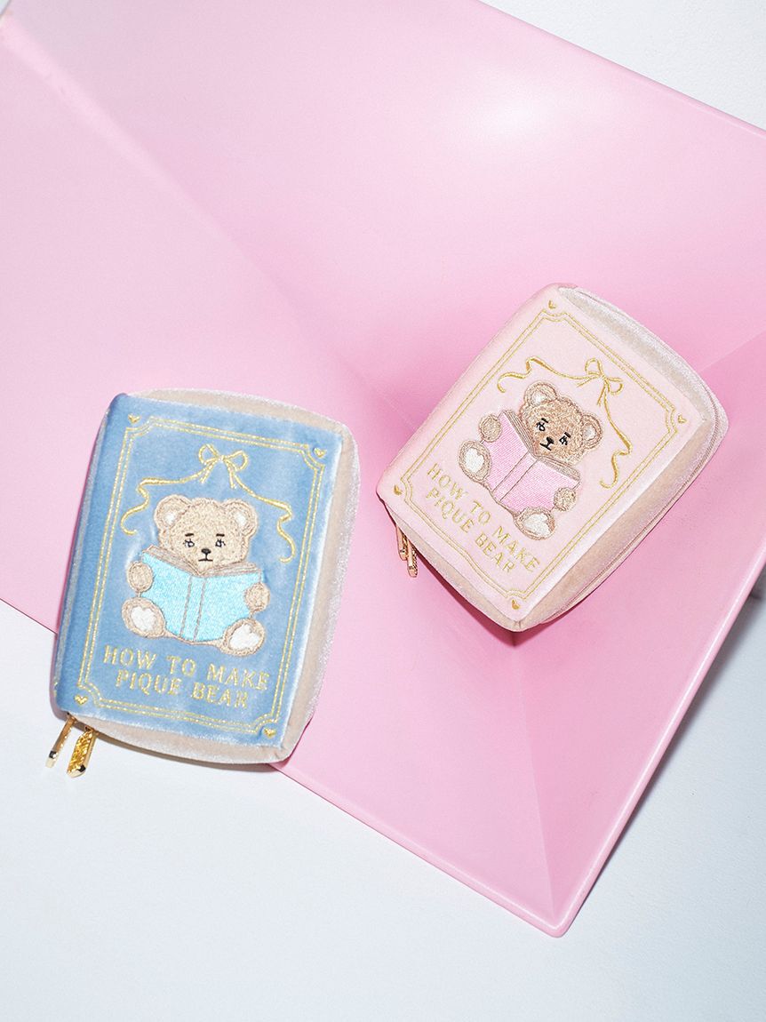 FURFUR「【FURFUR&times;gelato pique】ベアモチーフBOOKポーチ」|ポーチ|