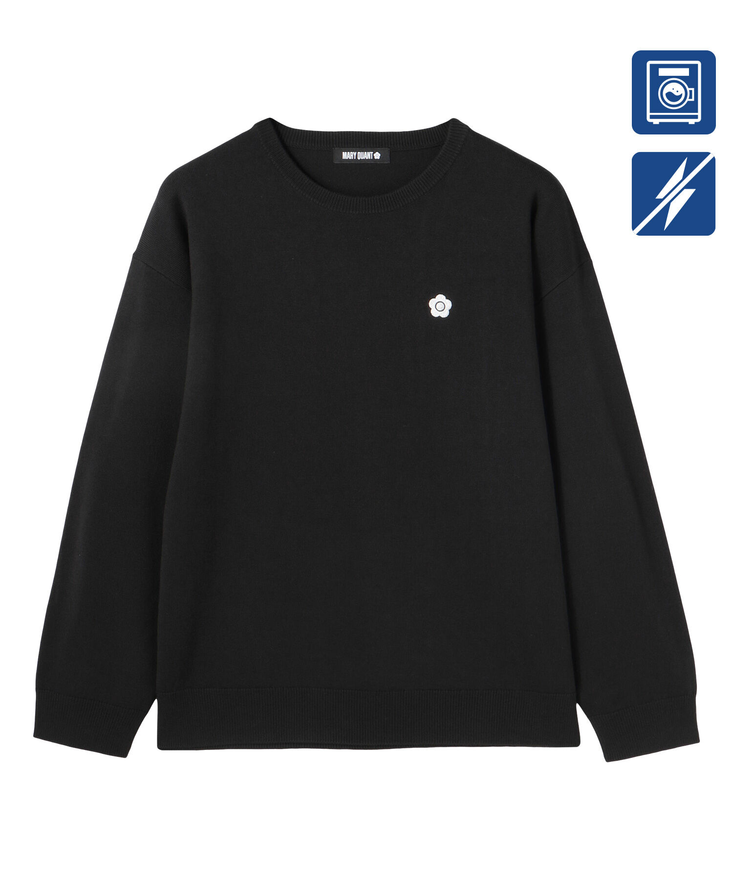 MARY QUANT「デイジーワンポイントウォッシャブル プルオーバー」|ニット・セーター|