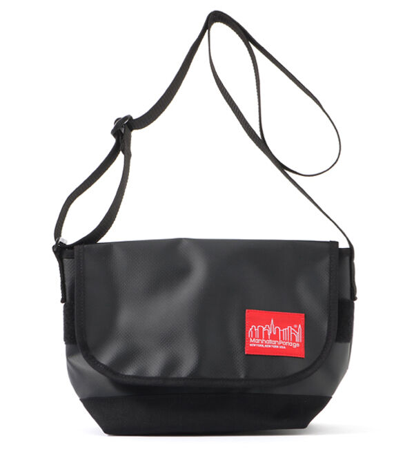 Manhattan Portage「Matte Vinyl Casual Messenger Bag JR」|ショルダー・メッセンジャー|BLK