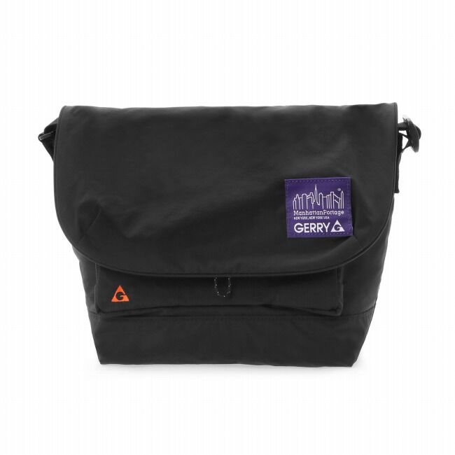 Manhattan Portage「NYLON MESSENGER BAG JR (SM) BACK POCKET W/ DIVIDER MAGNET NYLON TUSSAH RIPSTOP NYLON / GERRY」|ショルダー・メッセンジャー|