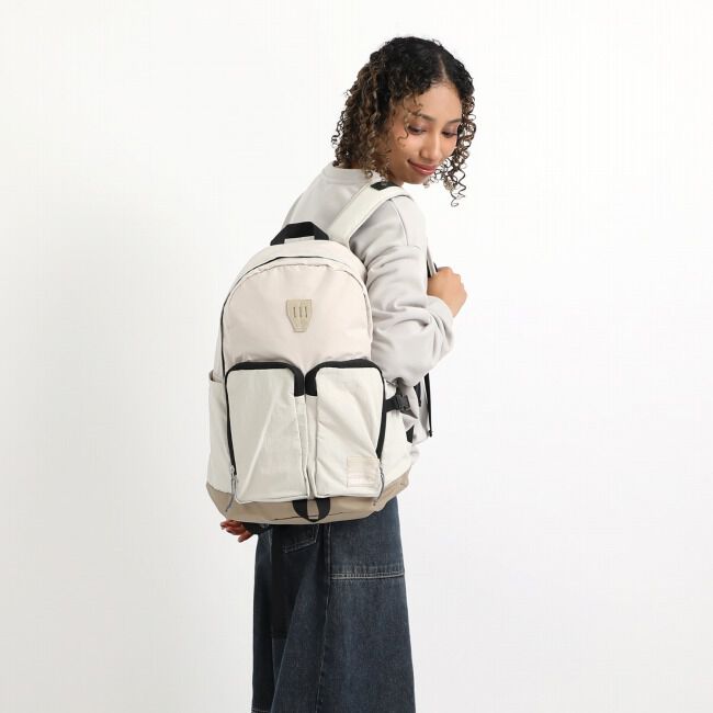 Manhattan Portage「NEWBURGH BACKPACK NYLON TUSSAH RIPSTOP NYLON / GERRY」|リュック|BEG