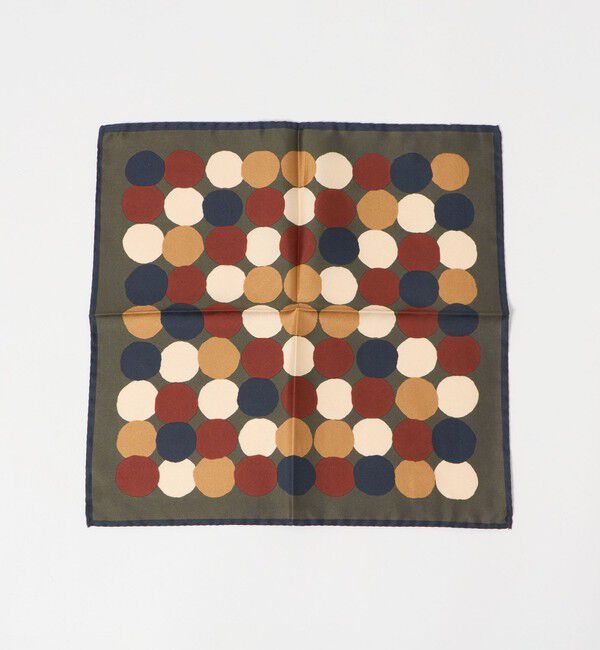 UNITED ARROWS「＜ERRICO FORMICOLA＞カラーサークル チーフ」|ハンカチ|