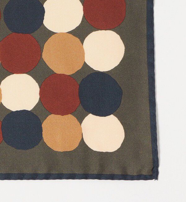 UNITED ARROWS「＜ERRICO FORMICOLA＞カラーサークル チーフ」|ハンカチ|