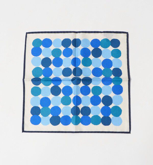 UNITED ARROWS「＜ERRICO FORMICOLA＞カラーサークル チーフ」|ハンカチ|