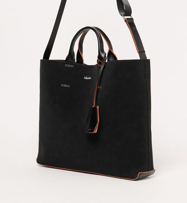 UNITED ARROWS「＜hALON＞ピーチスキン スリム トートバッグ」|トートバッグ|