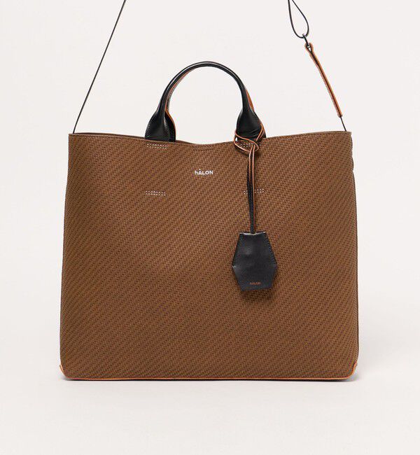 UNITED ARROWS「＜hALON＞ピーチスキン スリム トートバッグ」|トートバッグ|