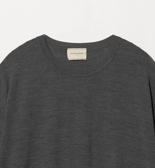 UNITED ARROWS「18G ウール クルーネック ニット ‐ウォッシャブル‐」|ニット・セーター|