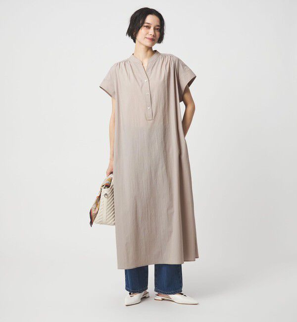UNITED ARROWS green label relaxing「［size SHORTあり］WONDER CLOTH スキッパー ワンピース  」|ワンピース|