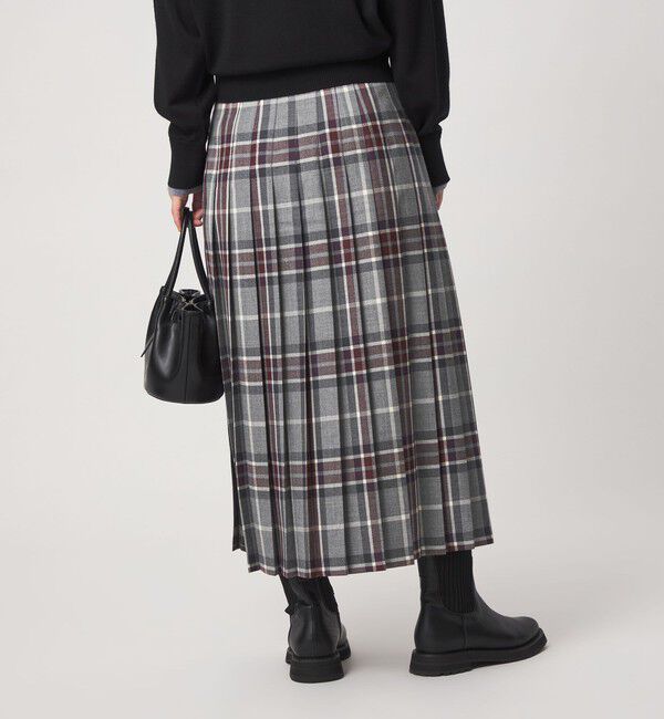 UNITED ARROWS green label relaxing「【別注】＜O'NEIL of DUBLIN＞Patch81 プリーツスカート」|フレア|