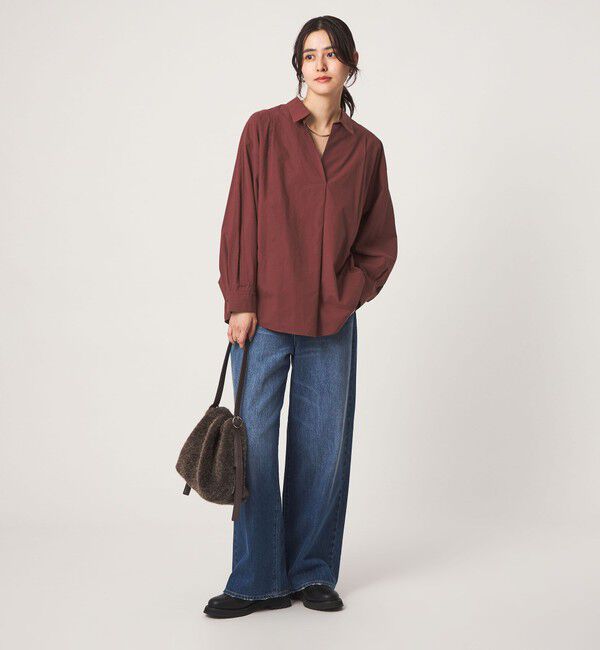 UNITED ARROWS green label relaxing「スキッパー ドルマン シャツ」|シャツ・ブラウス|