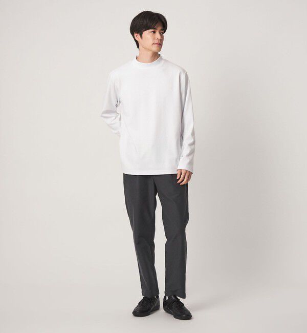UNITED ARROWS green label relaxing「【WEB限定】JUST fit ウォームブレンド モックネック 長袖 カットソー -吸湿発熱-」|Tシャツ・カットソー|