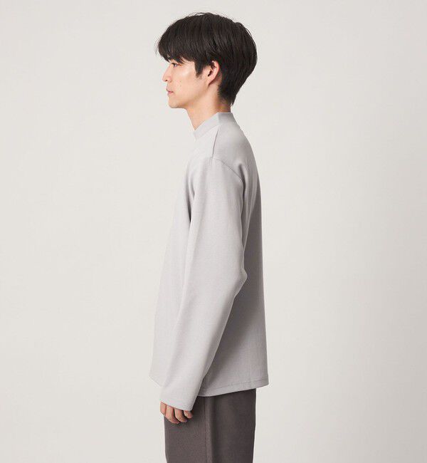 UNITED ARROWS green label relaxing「【WEB限定】JUST fit ウォームブレンド モックネック 長袖 カットソー -吸湿発熱-」|Tシャツ・カットソー|