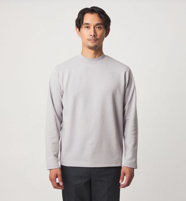 UNITED ARROWS green label relaxing「【WEB限定】JUST fit ウォームブレンド モックネック 長袖 カットソー -吸湿発熱-」|Tシャツ・カットソー|