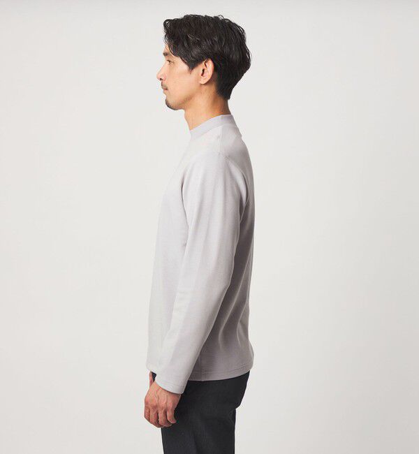 UNITED ARROWS green label relaxing「【WEB限定】JUST fit ウォームブレンド モックネック 長袖 カットソー -吸湿発熱-」|Tシャツ・カットソー|