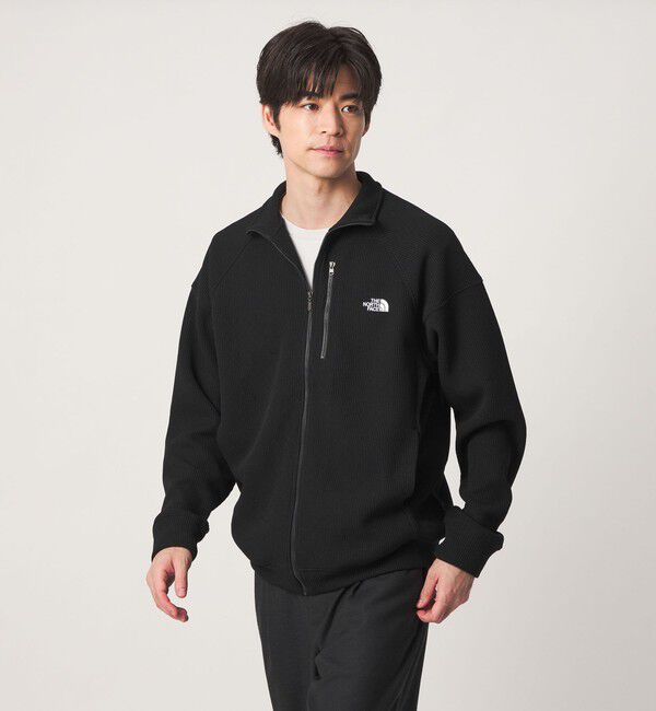 UNITED ARROWS green label relaxing「＜THE NORTH FACE＞クオーター ニット フルジップ ジャケット」|スウェット・ジャージ|BLACK