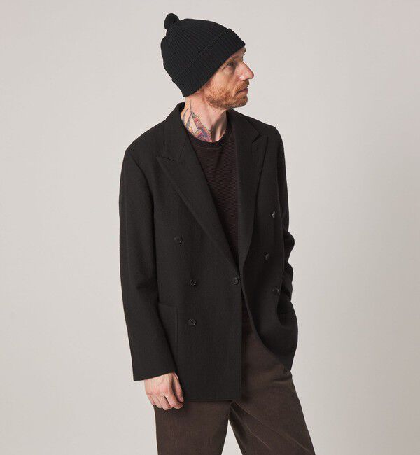 STEVEN ALAN「＜Steven Alan＞ ブラッシュド フランネル ダブルブレステッド 6B ジャケット」|テーラードジャケット|