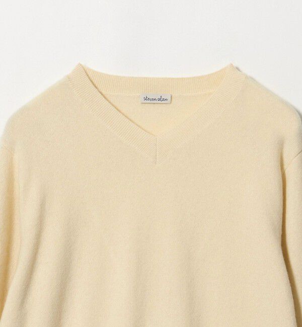 STEVEN ALAN「＜Steven Alan＞カシミヤ Vネック ニット」|ニット・セーター|