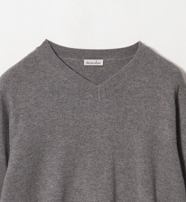 STEVEN ALAN「＜Steven Alan＞カシミヤ Vネック ニット」|ニット・セーター|