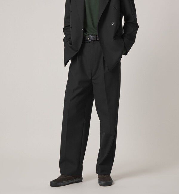 STEVEN ALAN「＜Steven Alan＞ ヴィンテージツイル インツープリーツ ドレス トラウザーズ II」|スラックス|