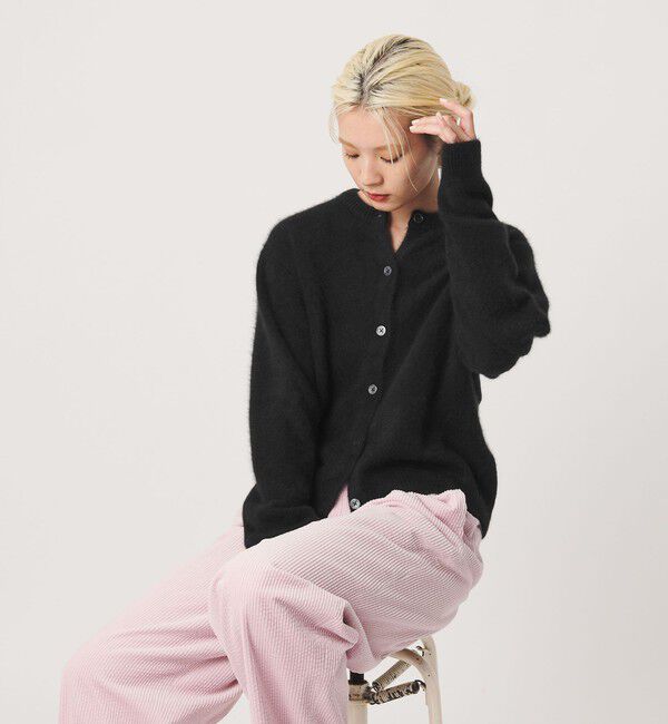 BEAUTY&YOUTH UNITED ARROWS「フォックスカシミヤブレンド クルーネックカーディガン」|カーディガン|