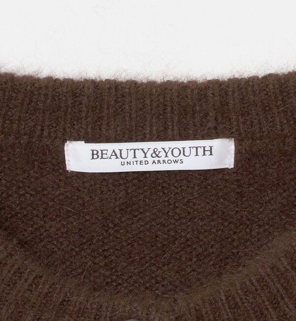 BEAUTY&YOUTH UNITED ARROWS「フォックスカシミヤブレンド クルーネックカーディガン」|カーディガン|