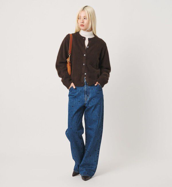 BEAUTY&YOUTH UNITED ARROWS「フォックスカシミヤブレンド クルーネックカーディガン」|カーディガン|
