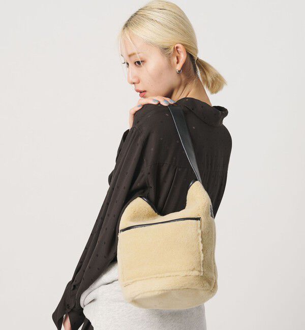 BEAUTY&YOUTH UNITED ARROWS「【別注】＜Folna＞トグル ムートンライク ワンショルダーバッグ」|ショルダー・メッセンジャー|