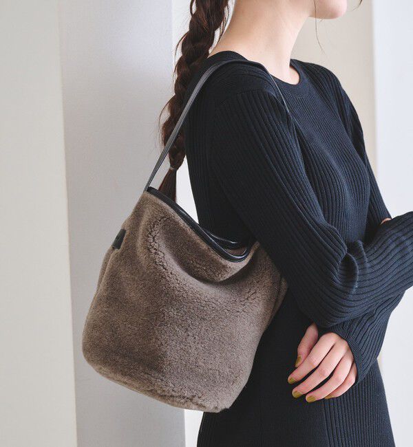 BEAUTY&YOUTH UNITED ARROWS「【別注】＜Folna＞トグル ムートンライク ワンショルダーバッグ」|ショルダー・メッセンジャー|