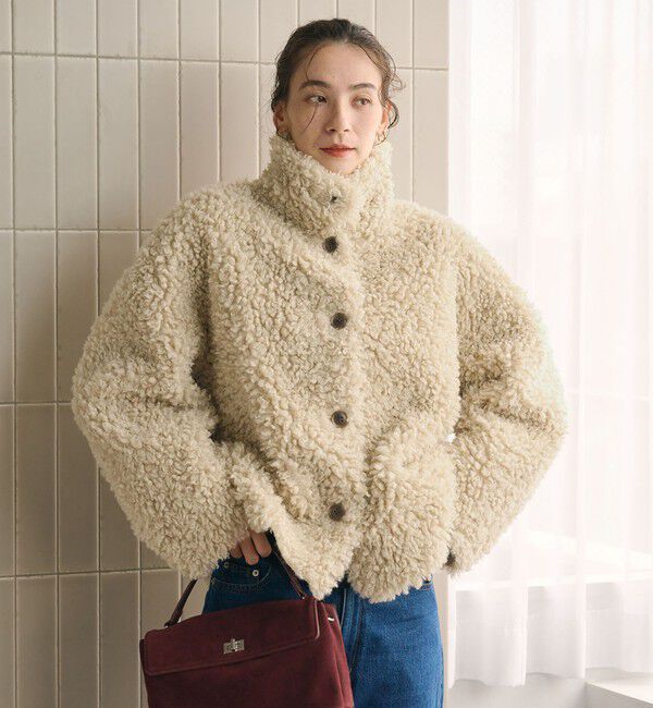 BEAUTY&YOUTH UNITED ARROWS「カーリー フェイクファー ジャケット」|その他|
