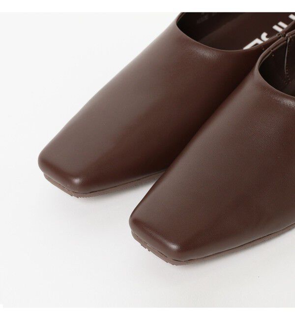 BEAMS SELECTION for WOMEN「SHISEI / MM TIGHT SQUARE スリッポン」|パンプス|