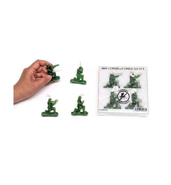 bPr BEAMS「TOSSDICE / ARMY CITRONELLA CANDLE 4set」|アロマ・ルームフレグランス|
